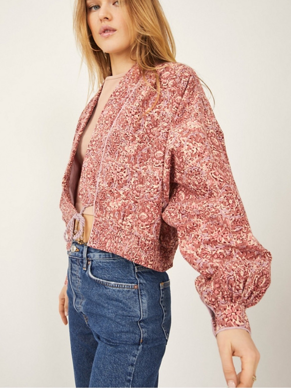 NWT Free People Rosalina Floral Jacket Size Medium - Picture 2 of 14